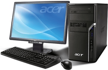 宏碁（ACER）AG1731台式电脑 （E5300 1G内存 320G硬盘 多功能读卡器 DVD光驱 键鼠 预装LINUX）