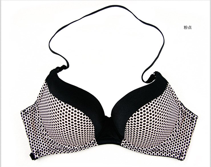诗 波萨诺瓦波普圆点光面聚拢百变肩带<em>文胸</em>套