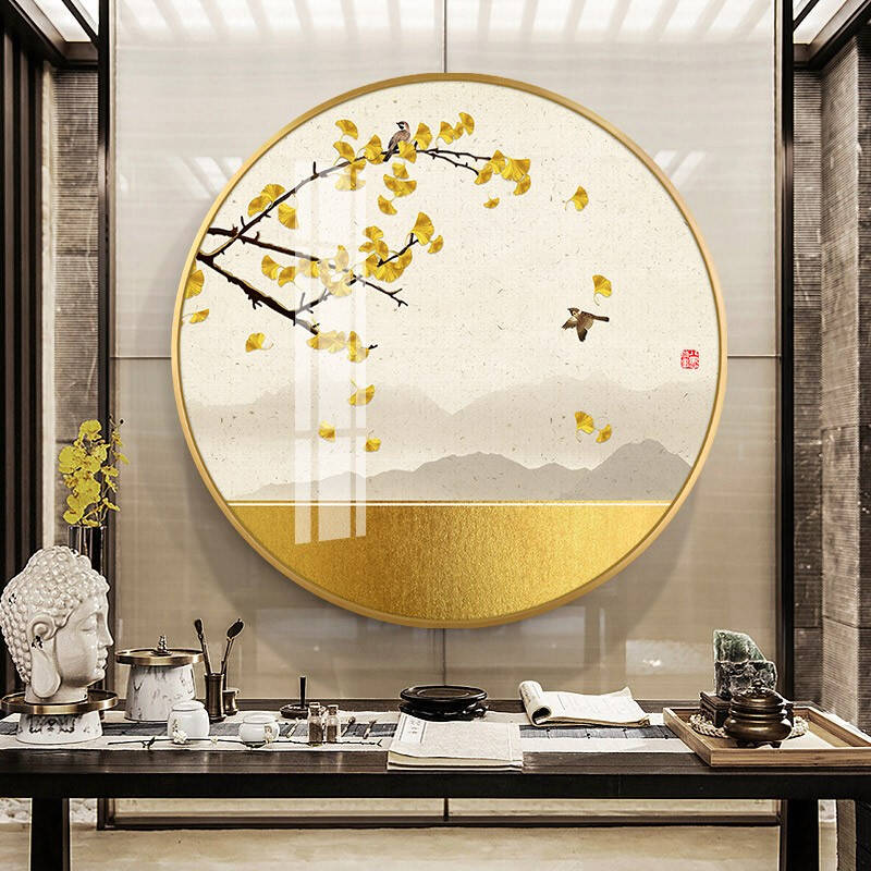 珠辉 花鸟新中式 装饰画图片_1