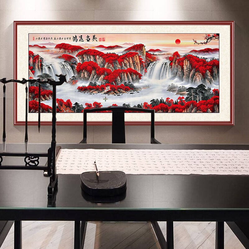 好久不见 新中式 客厅装饰画图片_1