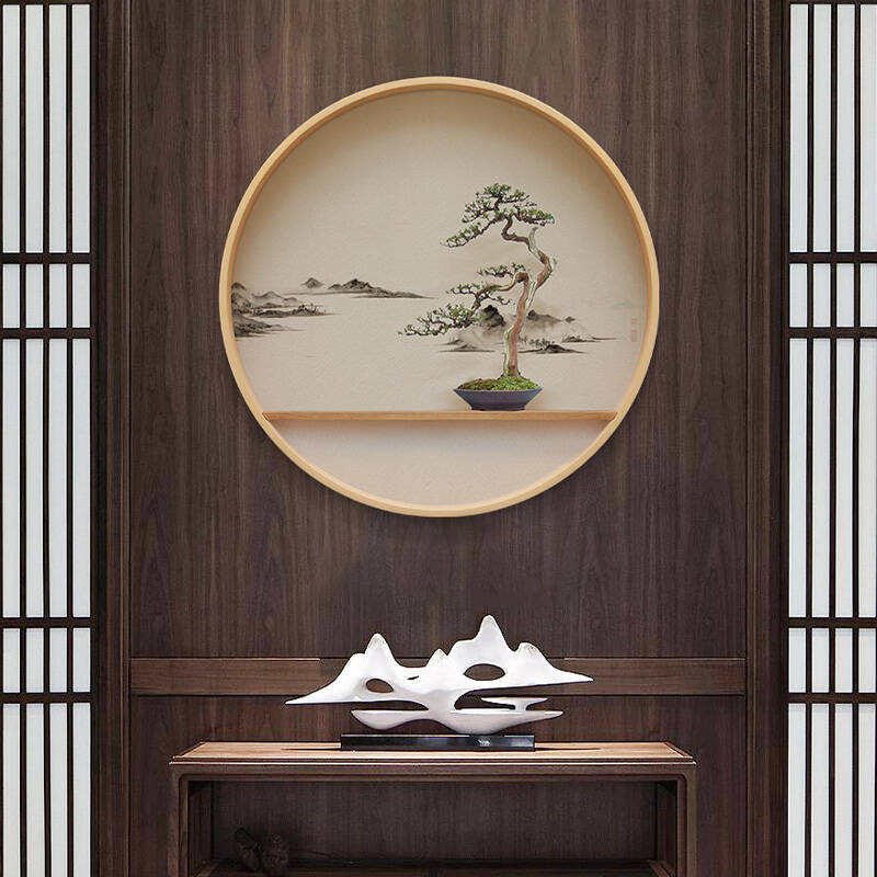 尚锦美舍 木质边框新中式 装饰画图片_1
