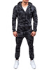 2017 New Men' Fashion 2 Parts Hooded Sweatshirt and Pants Set floral baby girls clothes long sleeve sweatshirt pants outfits 2pcs hooded clothes set