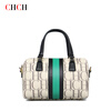 CHCH female single shoulder bag brand new 2017 portable oblique Boston bag lady pillow bag bag, leisure fashion 2017 spring new mobile phone bag turkey fur shoulder bag oblique cross package purse