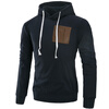 2017 new foreign trade hooded slim casual hoodies