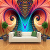 Персонализированная настройка Art Abstract Color Sculpture Photo Wallpaper Modern Living Room Столовая Галерея Papel Mural 3 D shinehome black and white zebra strips wallpaper 3d photo rolls for walls 3 d livingroom wallpapers mural roll paper background