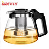 Lilac heat-resistant glass teapot set thick glass tea tea tea tea pot filter pot kettle keith ti3900 titanium tea cup camping tea cup kettle outdoor tea kettle 1000ml ka100