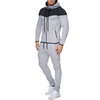 New Men' Fashion 2 Parts Hooded Sweatshirt and Sport Pants Set floral baby girls clothes long sleeve sweatshirt pants outfits 2pcs hooded clothes set