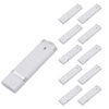 Fillinlight 10PCS Pack Белый прямоугольник Lighter Shape USB Flash Drive USB 2.0 Pen Drive Flash Drive fillinlight 10pcs pack светло зеленый прямоугольник зажигалки shape usb flash drive usb 2 0 pen drive flash drive
