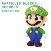 4200 Pcs Big Size Cute Super Mario Bros DIY Creative Bricks Toy Child Educational Wange Building Block Brick Juguetes 500pcs 1000pcs small building block diy creative bricks educational toys for children compatible with major brand multicolor