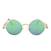 Vintage Women Steampunk Sunglasses Brand Design золотые и черные солнцезащитные очки старинные круглые круглые очки для мужчин UV gafas de sol