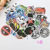 100 PCS Mixed Stickers for Laptop Luggage Car Bicycle Motorcycle Skateboard Phone Home Decor Decal Graffiti Waterproof Sticker 4pcs coat of arms of russia nickel metal car stickers decals russian federation eagle emblem for car styling laptop sticker