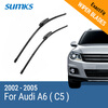 SUMKS Wiper Blades for Audi A6 ( C5 ) 22&22 Fit Slider Arms 2002 2003 2004 2005 atreus 1pcs car center console armrest cover for audi a4 b6 b7 accessories for audi a4 2002 2003 2004 2005 2006 2007 3 colors