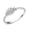 Yoursfs® 18K белый позолоченные 0.5ct искусственной бриллиантовое кольцо использовать австрийский кристалл модные украшения