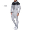 New Men' Fashion 2 Parts Hooded Sweatshirt and Sport Pants Set floral baby girls clothes long sleeve sweatshirt pants outfits 2pcs hooded clothes set