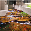 Бесплатная доставка высокого качества Aroma Mountain Stream Ванная комната студия гостиной 3D этаж обои фрески 250cmx 200cm ванная