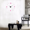 Современные безрамные DIY настенные часы Большие 3D Wall Watch Non Ticking для гостиной Спальня Кухня
