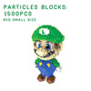 4200 Pcs Big Size Cute Super Mario Bros DIY Creative Bricks Toy Child Educational Wange Building Block Brick Juguetes 500pcs 1000pcs small building block diy creative bricks educational toys for children compatible with major brand multicolor
