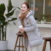 Новая мода Зимняя куртка Long Parkas Теплый хлопок Мягкая пальто Молния Элегантные с капюшоном дамы Куртки Пальто Женская верхняя одежда женская мода пальто куртки женщины zipper hoodie верхняя одежда