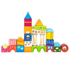 Германия HaPe Развивающие игрушки Детские кубики 80 кусков E8022 Буки европейского происхождения для раннего образования выше 1 год германия hape мальчик погремушки игрушки для детей 0 1 лет детские игрушки детские образовательные раннего детства