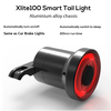 Xlite100 Smart Bike Велосипед Taillight USB аккумуляторная светодиодная подсветка для велотренажеров Auto Start / Stop Brake Sensing IPx6 Waterproof