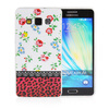 MOONCASE Flowers Soft Flexible Silicone Gel TPU Skin Shell Back ЧЕХОЛ ДЛЯ Samsung Galaxy A5 embossed tpu gel shell for ipod touch 5 6 girl in red dress