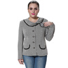 POPBASIC Женская Ежедневно новые Мода Верхняя одежда короткая куртка с длинным рукавом Классический Сетка Блейзер Пальто верхняя одежда