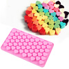 Симпатичные 55 Мини Heart Shape Силиконовые Ice Cube Fondant шоколад Tray Mold Плесень heart shape led light up flashing ice cube