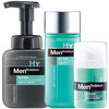Mentholatum Men's Trilogy Skincare Set (очищающая пена 150 мл + тонер 120 мл + увлажняющий крем 50 мл) Увлажняющий гели andalou очищающая коллекция увлажняющий безмасляный гель крем асаи белый чай 62 мл