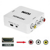HDMI на Mini композитный CVBS RCA AV Video Converter Adapter Старый телевизор 1080p HRCA отправка из ru смарт телевизор и led телевизор 43pr smh11 1080p плотского экрана 4сpu процессора hdmi usb rca разъем l