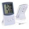 MyMei Digital LCD Indoor/Outdoor Thermometer Hygrometer Meter Temperature Humidity NEW uni t a12t digital lcd thermometer hygrometer temperature humidity meter alarm clock weather station indoor outdoor instrument