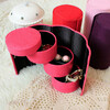 MyMei 2016 New Fashion Jewelry Box Organizer Round Portable Useful 3 Layer Travel Storage Boxes sosw 3 in 1 card office pencil pen pot stationery storage box organizer storage organizer rose red