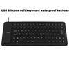 USB силиконовая мягкая клавиатура Водонепроницаемая клавиатура 85 клавиш пыле клавиатуры складная клавиатура shuangfei yan a4tech k152 подвеска водонепроницаемая hyun клавиатура клавиатура клавиатура клавиатура клавиатура клавиатура интерфейс usb