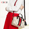 CHCH female single shoulder bag brand new 2017 portable oblique Boston bag lady pillow bag bag, leisure fashion 2017 spring new mobile phone bag turkey fur shoulder bag oblique cross package purse