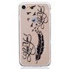 LOVE Перья Pattern Мягкий Тонкий TPU Резиновый Силиконовый гель Чехол для IPHON 7 love перья pattern мягкий тонкий tpu резиновый силиконовый гель чехол для ipod touch 5