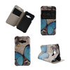 Blue Butterfly Design Кожа PU откидной крышки Кошелек для карты памяти Чехол для Samsung Galaxy J1 Ace карты памяти
