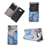 Blue Butterfly Design Кожа PU откидной крышки Кошелек для карты памяти Чехол для Samsung Galaxy A7 2016 карты памяти