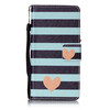 Blue Stripes Дизайн PU кожа флип Обложка Кошелек для карты памяти чехол для Huawei Honor 8 blue stripes дизайн pu кожа флип обложка кошелек для карты памяти чехол для huawei p9 lite g9