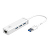 BIAZE передачи USB кабель преобразователя карты передачи USB3.0 Fast Ethernet адаптер перетащить три USB HUB внешний сетевой адаптер Apple Mac настольного ПК ZH6-PC адаптер apple usb ethernet mc704zm a белый