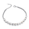 Yoursfs @ Модный кристалл Love Heart Shape CZ Cubic Zirconia Rhinestone Bracelet для девочек Женская мода Ювелирные изделия оптом Интернет