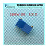 50Pcs/lot 3296W-1-103LF 3296W 103 10K ohm Top regulation Multiturn Trimmer Potentiometer High Precision Variable Resistor 50pcs lot 3296w 1 502lf 3296w 502 5k ohm top regulation multiturn trimmer potentiometer high precision variable resistor