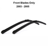 Wiper Blades for Volkswagen Touran Fit Side Pin Arms 2003 2004 2005 2006 2007 wiper blades for volkswagen touran 24