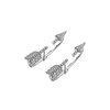 Yoursfs @ Luxury Arrow Design Золотые серьги с покрытием, украшенные блестящими австрийскими ювелирными украшениями для женщин