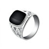 Yoursfs @ Fashion 18k белое / желтое золото покрыто кубическим цирконием anillo de plata con piedra negra камни кольца для мужчин schmuck ring fo