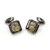 Yoursfs @ Fashion Handmade Cufflink Retro Vintage Machinery Стимпанк Личность Часы Стекло Пользовательские Мужчины Футболка Запонки Ювелирные изделия