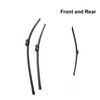 Wiper Blades for Volkswagen Passat B6 24&19 Fit Push Button Arms 2005 2006 2007 2008 2009 2010 super bright waterproof car light drl led daytime running lights with fog lamp hole for vw volkswagen passat b6 2007 2008 2009