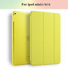 Keymao Case for iPad mini 1 2 3, Tri-fold smart case Ultra Slim PU Leather Transparent Back Case for iPad mini cover case new for apple ipad 2 3 4 ipad2 ipad3 case table smart cover slim magnetic pu leather stand cases