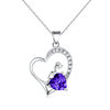Серьги из серебра Кубики Zironia из серебра