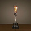 BOKT Retro Loft Minimalist 1-Light Mini Industrial Steampunk Desk Lamp Water Pipe Table Light Bedside Home Decor creative home use decor retro style color glass lamp light touch switch