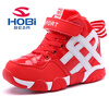 HOBIBEAR Backetball Shoes Дети Водонепроницаемый Зимний Спорт Shoes Мальчики Плюшевые Нескользящим Девушки Тренеры Ребенка Ankel