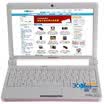 Lenovo ideapad S10-HSI 10 inch laptop N270 1G 160G wireless Bluetooth camera love cool powder